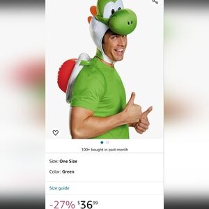 Yoshi Head with inflatable shell